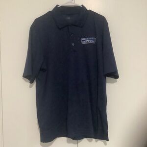 Head of the Charles Regatta Blue Polo Shirt Size Large
